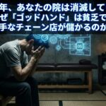 2026年、あなたの院は消滅している。なぜ「ゴッドハンド」は貧乏で、下手なチェーン店が儲かるのか？A