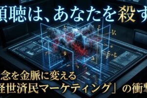 なぜ「聞き上手」なカウンセラーほど、真っ先に廃業するのか？──感情のゴミ箱を卒業し、怨念を金脈に変える「経世済民」の戦略