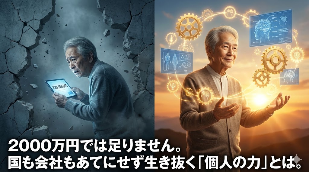 2000万円では足りません。国も会社もあてにせず生き抜く「個人の力」とは。