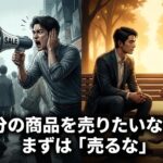 自分の商品を売りたいなら、まずは「売るな」