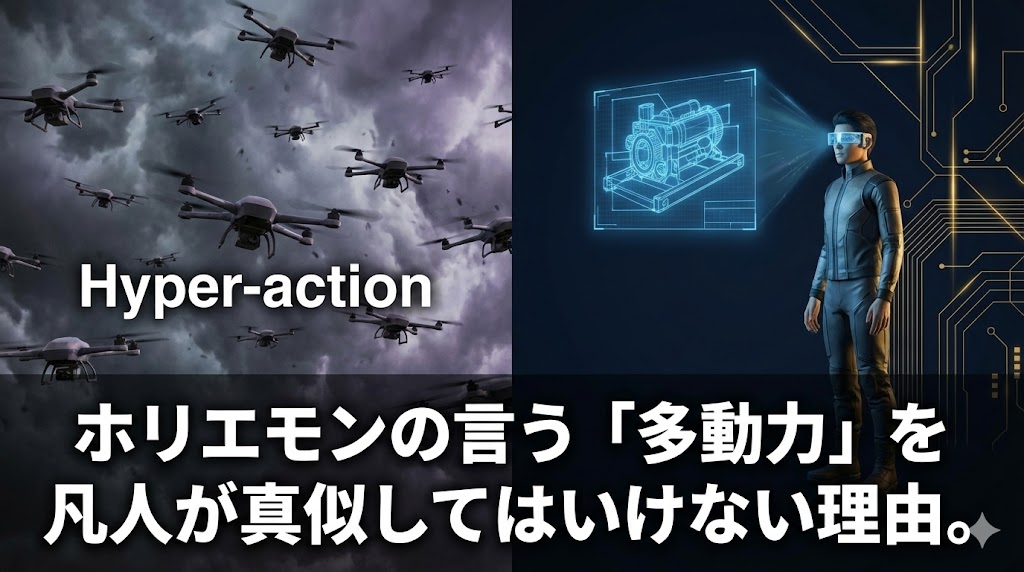 ホリエモンの言う「多動力」を凡人が真似してはいけない理由。